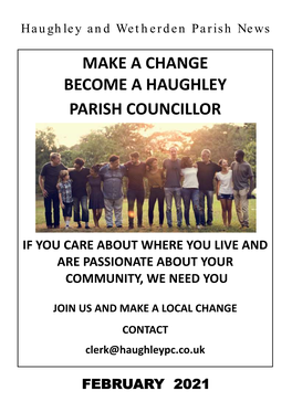 Make a Change Become a Haughley Parish Councillor