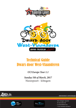Technical Guide Dwars Door West-Vlaanderen