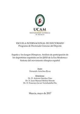 Tesis Doctoral Y Limitaciones Del Trabajo