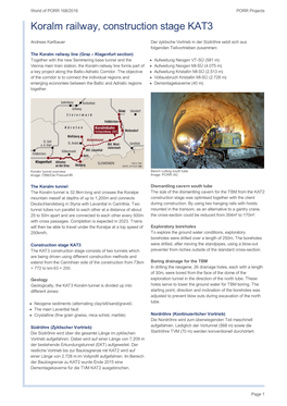 Koralm Railway, Construction Stage KAT3 — World of PORR