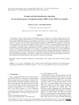 Graupel and Hail Identification Algorithm for the Dual-Frequency Precipitation Radar (DPR) on the GPM Core Satellite