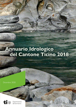 Annuario Idrologico Del Cantone Ticino 2018