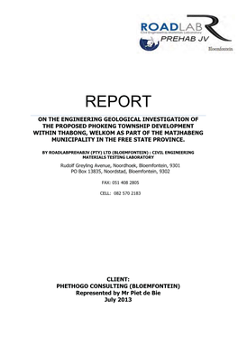 09 Geotechnical Investigation