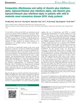 Comparative Effectiveness and Safety of Ribavirin Plus Interferon