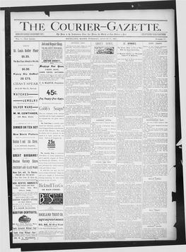 Courier Gazette : August 27, 1889