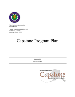 Capstone Program Plan V2