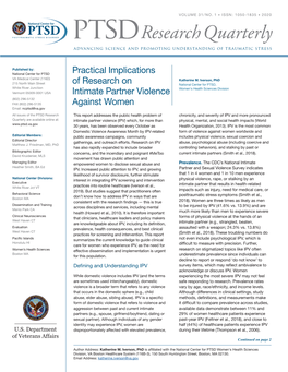 Practical Implications of Research on Intimate Partner Violence Against Women