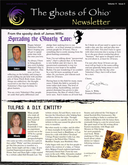 The Ghosts of Ohio Newsletter 02 14 2