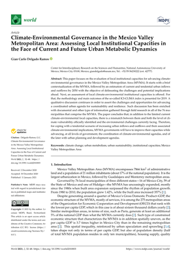 Climate-Environmental Governance in the Mexico Valley Metropolitan