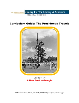 Curriculum Guide: the President's Travels