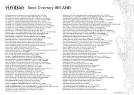 Store Directory IRELAND