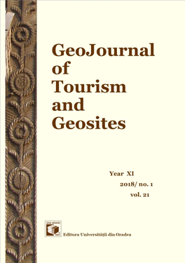 Geojournal of Tourism and Geosites Oradea University Press