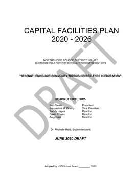 Capital Facilities Plan 2020 - 2026