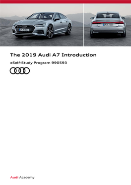 The 2019 Audi A7 Introduction Eself-Study Program 990593