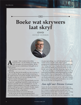 Boeke Wat Skrywers Laat Skryf