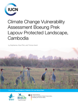 Climate Change Vulnerability Assessment Boeung Prek Lapouv