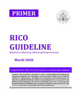 Primer: RICO Guideline