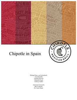 Chipotle in Spain