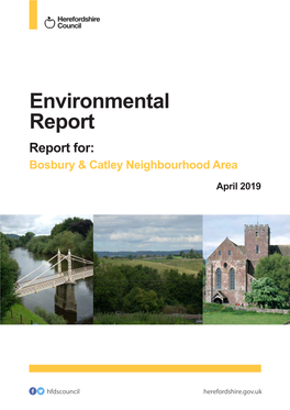 Bosbury Environmental Report April 2019
