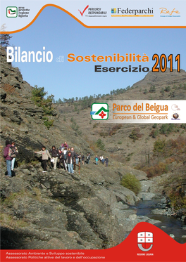 BILANCIO DI SOSTENIBILITÀ 2011 Parco Naturale Regionale Del Beigua