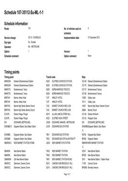 Standard Schedule 107-35112-Su-ML-1-1