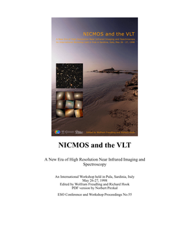 NICMOS and the VLT