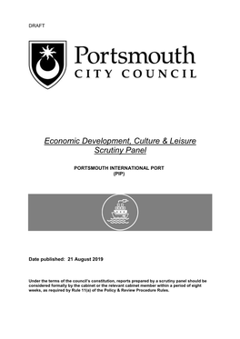 Review of Portsmouth International Port