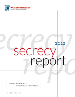 2011 Secrecy Report