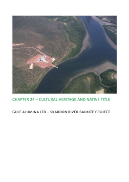 Cultural Heritage and Native Title