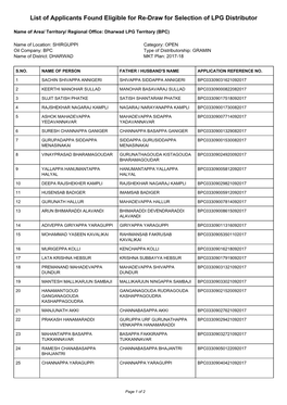 Eligible Candidates