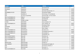 1 Insegna Città Indirizzo Cap EUROSPIN AGROPOLI Via