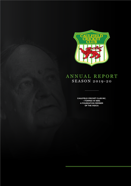 Annual Report Season 2019-20