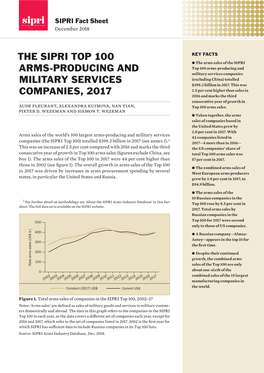 The SIPRI Top 100 Arms-Producing and Military Services Companies