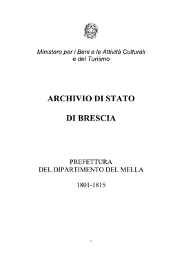 Prefettura Del Dipartimento Del Mella