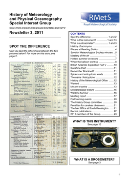 Newsletter 3- 2011