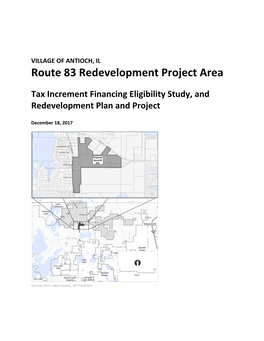 Route 83 Redevelopment Project Area