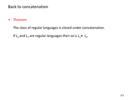 Concatenation