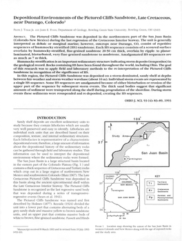 Depositional Environments of the Pictured Cliffs Sandstone, Late Cretaceous, Near Durango, Colorado1