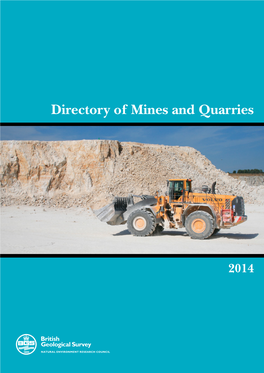 Directory of Mines and Quarries 2014