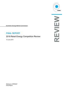 2018 Retail Energy Competition Review