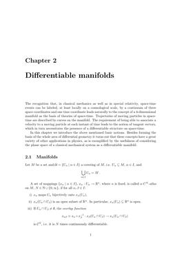 Differentiable Manifolds