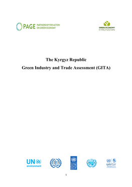The Kyrgyz Republic Green Industry and Trade Assessment (GITA)