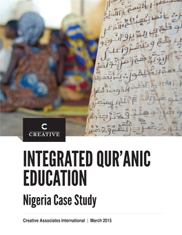 Integrated Qur'anic Education: Nigeria Case Study