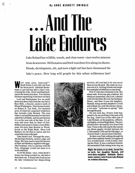 Lake Roland- the Lake Endures