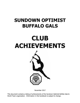 Club Achievements