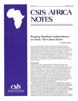 Africa Notes