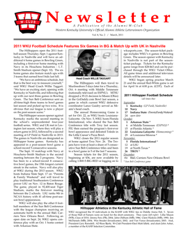 W-Club Newsletter Layout