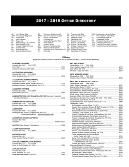 Office-Directory-2017-2018.Pdf