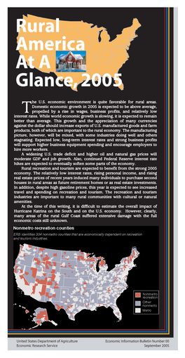 The US Economic Environment Is Quite Favorable for Rural Areas