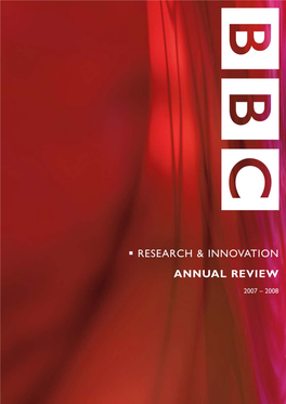 BBC R&D Annual Review 2007-2008